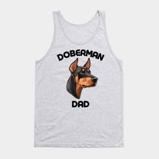 Doberman Dad Funny Gift Dog Breed Pet Lover Puppy Tank Top